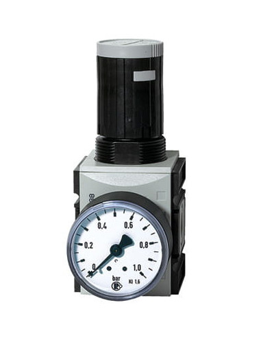 Reduktor ciśnienia powietrza precyzyjny G 3/8 GW do 16 bar, regulacja 0,5-10 bar, Futura | Pneumatyka | Eshop Dopak | Wszystko d