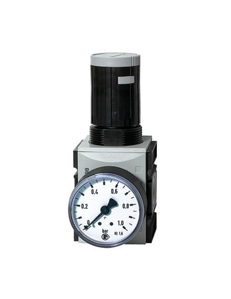Reduktor ciśnienia powietrza precyzyjny G 3/8 GW do 16 bar, regulacja 0,5-10 bar, Futura | Pneumatyka | Eshop Dopak | Wszystko d