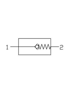 Zawór zwrotny G1" seria Futura, | Pneumatyka | Eshop Dopak | Wszystko dla Przemysłu