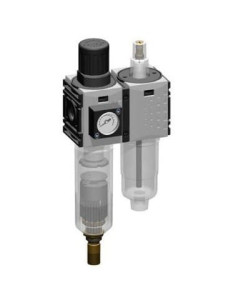 Blok przygotowania powietrza G1/4 GW do 12 bar, regulacja 0,5-10 bar, 5 um, Futura mini | Pneumatyka | Eshop Dopak | Wszystko dl