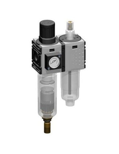 Blok przygotowania powietrza G1/4 GW do 12 bar, regulacja 0,5-10 bar, 5 um, Futura mini | Pneumatyka | Eshop Dopak | Wszystko dl