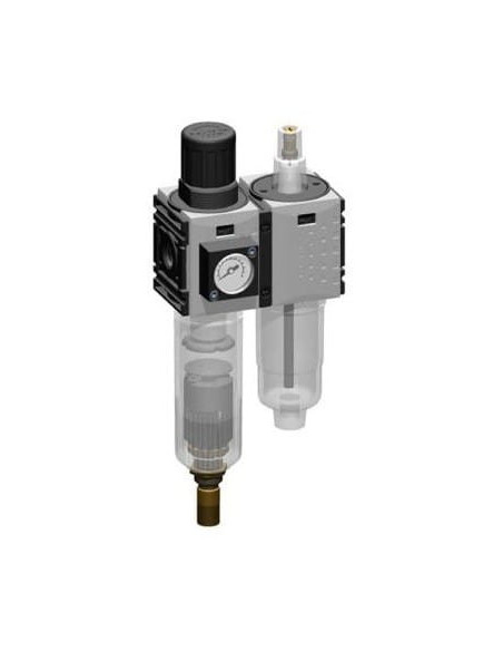 Blok przygotowania powietrza G1/4 GW do 12 bar, regulacja 0,5-10 bar, 5 um, Futura mini | Pneumatyka | Eshop Dopak | Wszystko dl