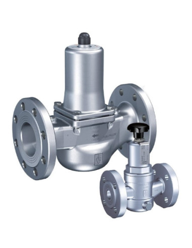 Zawór upustowy kołnierzowy DN20, regulacja 0,5-2 bar,stal nierdzewna, EPDM | Pneumatyka | Eshop Dopak | Wszystko dla Przemysłu