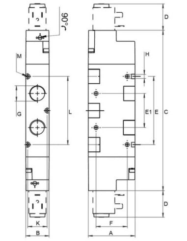 Elektrozawór 5/3, G1/2,CC | Pneumatyka | Eshop Dopak | Wszystko dla Przemysłu