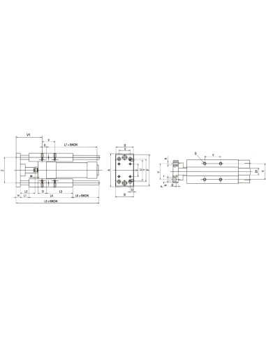 Prowadnik do siłownika ISO D63x40 łożyska ślizgowe, typ H | Pneumatyka | Eshop Dopak | Wszystko dla Przemysłu