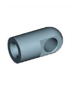 Mocowanie sprężyny gazowej z gwintem M8, INOX ucho fi 8,1 mm, długość 20 mm | Mechanika Przemysłowa | Sklep Eshop Dopak