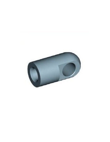 Mocowanie sprężyny gazowej z gwintem M8, INOX ucho fi 8,1 mm, długość 20 mm | Mechanika Przemysłowa | Sklep Eshop Dopak