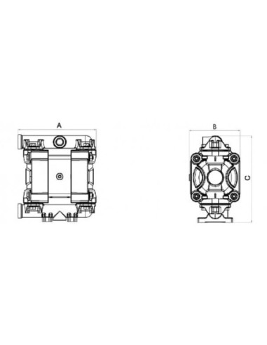 Pompa membranowa SS20 FDA 20 l/min SS EP/NBR PTFE/PTFE | Hydraulika | Eshop Dopak | Wszystko dla Przemysłu