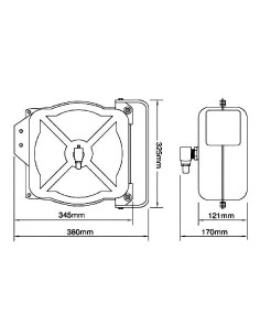 Zwijacz pneumatyczny HR04 fi 8x12 mm, L  10 m, 15 bar, G 1/4 GZ/GZ | Pneumatyka | Eshop Dopak | Wszystko dla Przemysłu 2