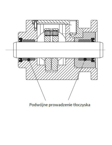 Jednostka zaciskowa na tłoczysko 20, do siłownika pneumatycznego D63, montaż zewnętrzny | Pneumatyka | Eshop Dopak | Wszystko dl