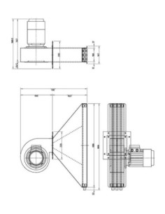 Wentylator jonizacyjny o wysokiej wydajności 600 mm, 2000 mm, dla większych powierzchni | Pneumatyka | Eshop Dopak | Wszystko dl 2