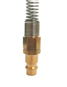 Króciec szybkozłącza DN7,2 typ 26, skręcany do węża fi 8x6 mm ze sprężyną, mosiądz | Przewody i Złącza | Eshop Dopak | Wszystko 