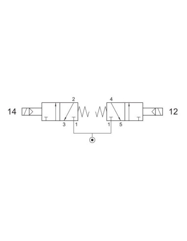 Elektrozawór K 2x3/2 NC, G1/4w | Pneumatyka | Eshop Dopak | Wszystko dla Przemysłu