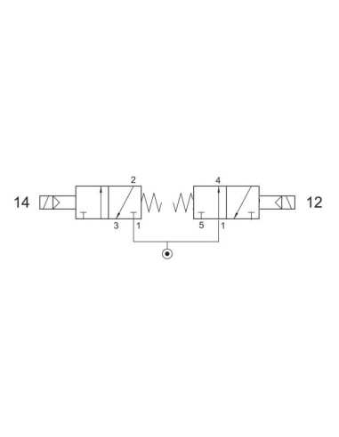 Elektrozawór K 1x3/2 NO, 1x3/2 NC, G1/4w | Pneumatyka | Eshop Dopak | Wszystko dla Przemysłu