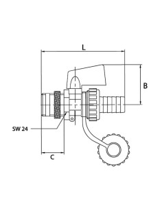 Zawór do napełniania i opróżniania instalacji G1/2 M | Hydraulika | Eshop Dopak | Wszystko dla Przemysłu