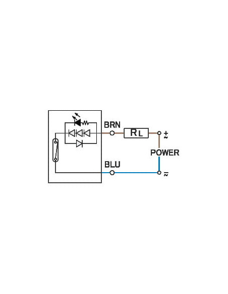 Czujnik kontaktr. 5-240V AC/DC 2-przew.,kabel 5m, bez wtyku. (KT062R-5M) | Pneumatyka | Eshop Dopak | Wszystko dla Przemysłu