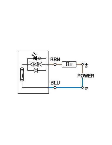 Czujnik kontaktr. 5-240V AC/DC 2-przew.,kabel 0,3m, wtyk M8 | Pneumatyka | Eshop Dopak | Wszystko dla Przemysłu