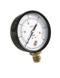 Manometr radialny 0-6 bar, G 1/2, 100 mm | Przyrządy Pomiarowe | Eshop Dopak | Wszystko dla Przemysłu