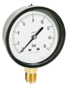 Manometr przemysłowy radialny 0-1 bar, G 1/2, 100 mm | Przyrządy Pomiarowe | Eshop Dopak | Wszystko dla Przemysłu