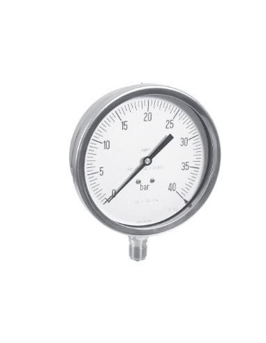 Manometr nierdzewny radialny 0-100 bar, G 1/2, 150 mm | Przyrządy Pomiarowe | Eshop Dopak | Wszystko dla Przemysłu