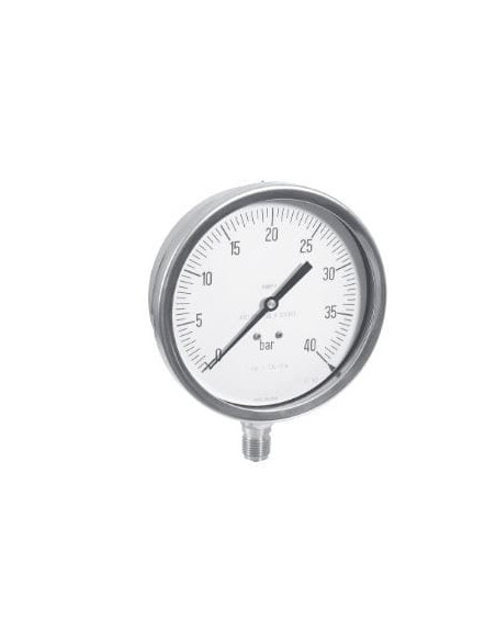 Manometr nierdzewny radialny 0-100 bar, G 1/2, 150 mm | Przyrządy Pomiarowe | Eshop Dopak | Wszystko dla Przemysłu