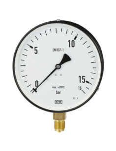 Manometr do wysokich temp. M20x1,5R, 160mm, 0-16bar | Przyrządy Pomiarowe | Eshop Dopak | Wszystko dla Przemysłu
