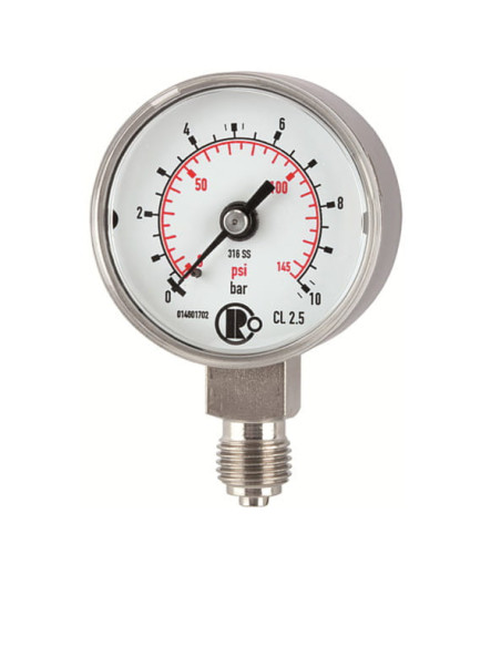Manometr kwasoodporny G1/8R, 40mm, 0-25bar | Przyrządy Pomiarowe | Eshop Dopak | Wszystko dla Przemysłu
