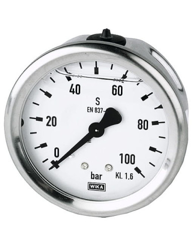 Manometr glicerynowy aksjalny 0-6 bar, G 1/4, 50 mm | Przyrządy Pomiarowe | Eshop Dopak | Wszystko dla Przemysłu