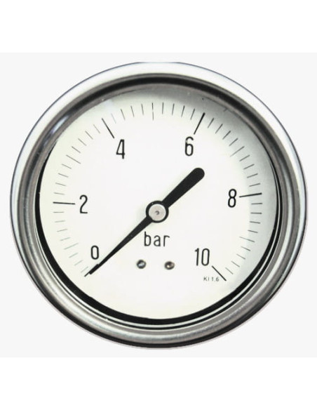 Manometr nierdzewny aksjalny 0-40 bar, G 1/4, 63 mm | Przyrządy Pomiarowe | Eshop Dopak | Wszystko dla Przemysłu
