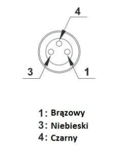 Kabel z wtykiem prostym M8 3-pin, 2m. | Automatyka | Eshop Dopak | Wszystko dla Przemysłu 2