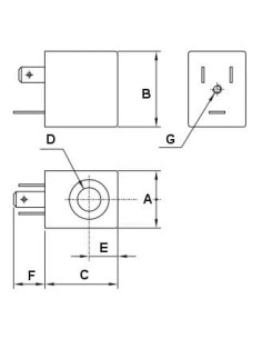 Cewka elektrozaworu 110V AC, 5VA, szerokość 22 mm, trzpień fi 9 mm | Pneumatyka | Eshop Dopak | Wszystko dla Przemysłu 2
