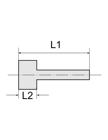 Złączka gwintowana prosta G3/4w pod wąż 25, Mosiądz