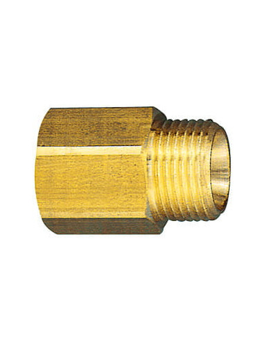Redukcja gwintowana długa G 3/8 GZ - G 1/2 GW, mosiądz | Hydraulika | Eshop Dopak | Wszystko dla Przemysłu