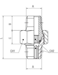 Śrubunek ZZ R3/8, Mosiądz | Hydraulika | Eshop Dopak | Wszystko dla Przemysłu 2