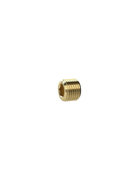 Korek pod imbus bez kołnierza, G1/8z, Mosiądz | Hydraulika | Eshop Dopak | Wszystko dla Przemysłu