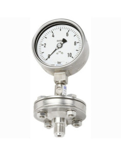 Manometr z separatorem G1/2R, 100mm, 0-2,5bar | Przyrządy Pomiarowe | Eshop Dopak | Wszystko dla Przemysłu