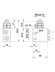 Zawór mechaniczny 3/2 NO na wąż fi4mm, tablicowy,boczny | Pneumatyka | Eshop Dopak | Wszystko dla Przemysłu