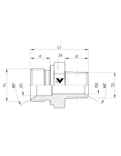 Nypel hydrauliczny nierdzewny G 3/4 GZ - R 1/2 GZ | Hydraulika | Eshop Dopak | Wszystko dla Przemysłu 2