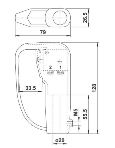 Uchwyt z zaworem 3/2 NC, fi4 | Hydraulika | Eshop Dopak | Wszystko dla Przemysłu