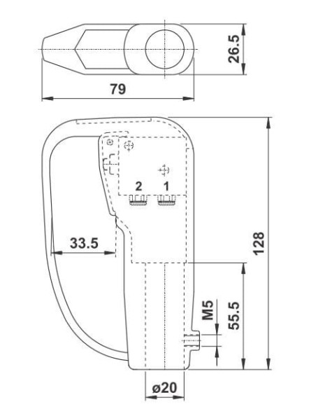 Uchwyt z zaworem 3/2 NC, fi4 | Hydraulika | Eshop Dopak | Wszystko dla Przemysłu