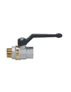 Zawór kulowy ASTER G 1/2 GW - G 1/2 GZ, PN40 mosiądz niklowany | Hydraulika | Eshop Dopak | Wszystko dla Przemysłu