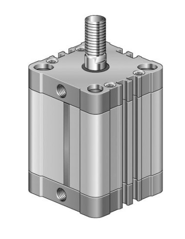 Siłownik pneumatyczny kompaktowy, D63x200 ISO21287, z gwintem zewnętrznym | Pneumatyka | Eshop Dopak | Wszystko dla Przemysłu