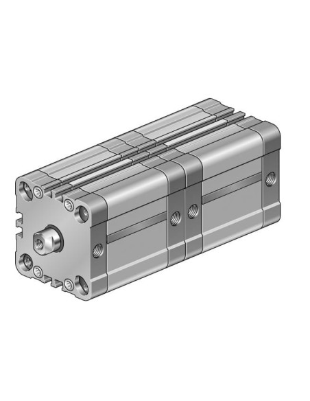 Siłownik kompaktowy ISO21287 D100x10 Tandem | Pneumatyka | Eshop Dopak | Wszystko dla Przemysłu