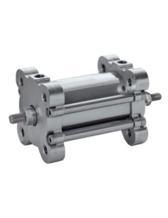 Siłownik kompaktowy ISO 21287 AISI 316L,dwustronne tłoczysko | Pneumatyka | Eshop Dopak | Wszystko dla Przemysłu