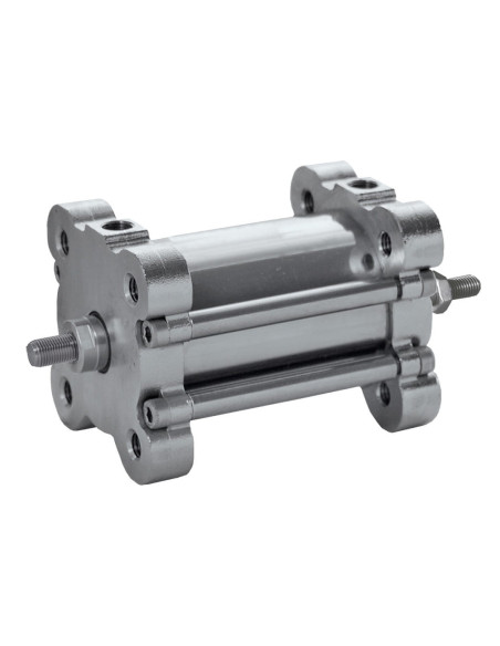 Siłownik kompaktowy ISO 21287 AISI 316L,dwustronne tłoczysko | Pneumatyka | Eshop Dopak | Wszystko dla Przemysłu