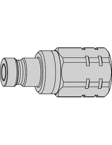 Wtyk z  zaworem, DN4 GW 1/4", stal nierdzewna, FPM | Przewody i Złącza | Eshop Dopak | Wszystko dla Przemysłu